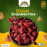 Organic Dried Cranberries 250gm